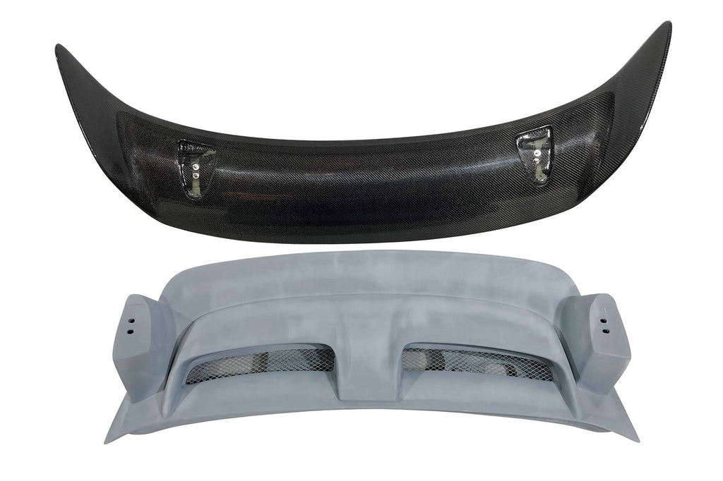 Portellone Fibra Porsche 911 / 997 2005-2008 Look GT2 Con Alettone Carbonio Porsche 997