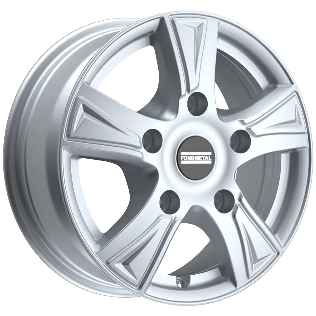 Cerchio in Lega Fondmetal PROFESSIONAL PRO1 (8500) 16x6.5 ET42 5x108 GLOSSY SILVER
