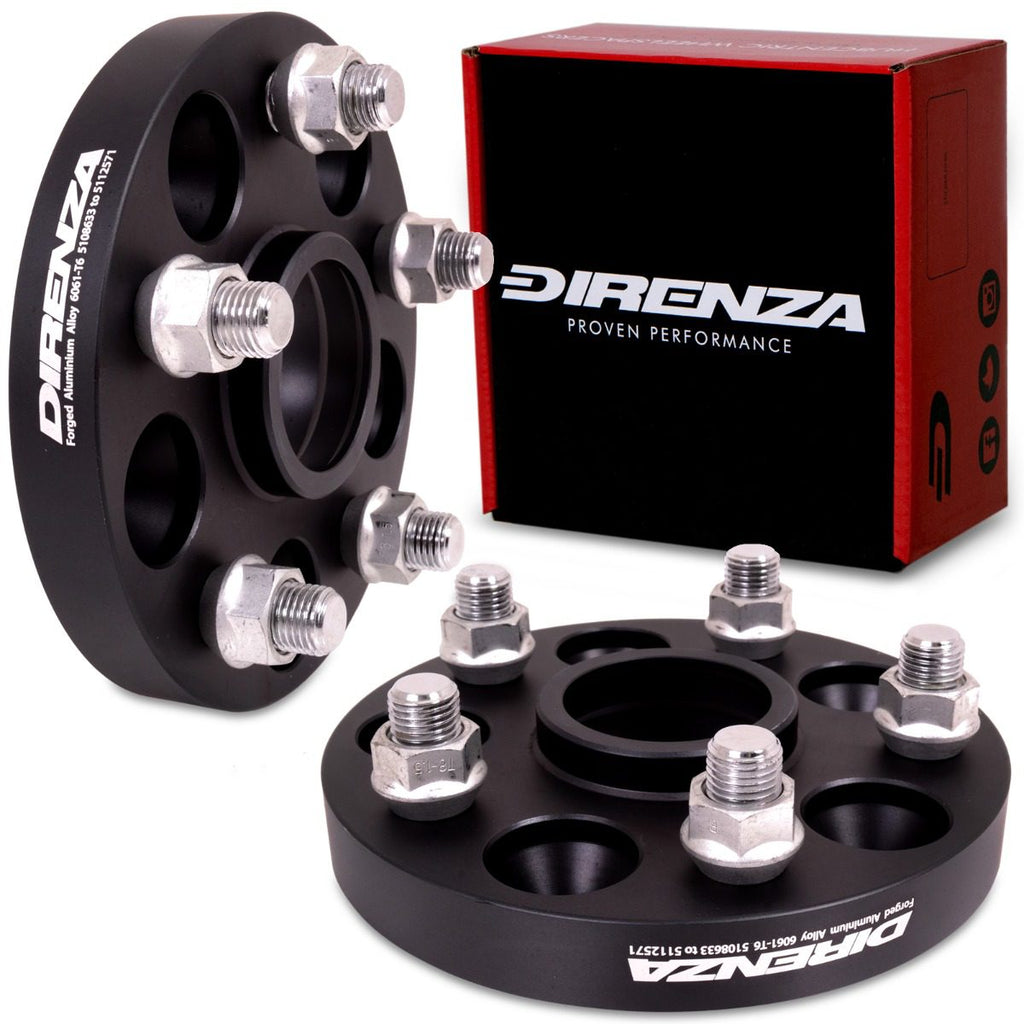 Adattatori Distanziali PCD 25mm Ford Focus Mondeo Puma a Cerchi con foratura VW 5x112 - Coppia