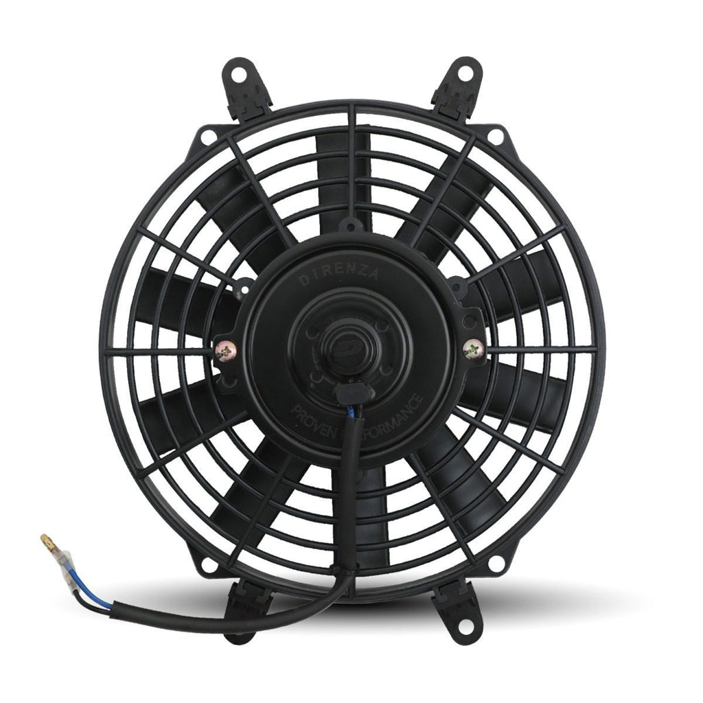 Ventola 9" a Pale Diritte 12V 80W Universale con Accessori di Montaggio - foto 4