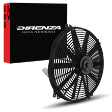 Ventola 16" a Pale Diritte 12V 80W Universale con Accessori di Montaggio