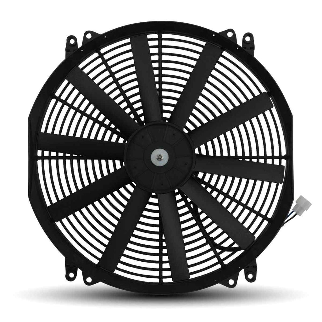 Ventola 16" a Pale Diritte 12V 80W Universale con Accessori di Montaggio - foto 7
