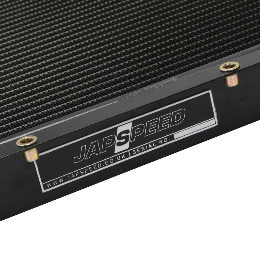 Radiatore Sportivo in Alluminio Nero Subaru Impreza GC8 WRX STI 95-01