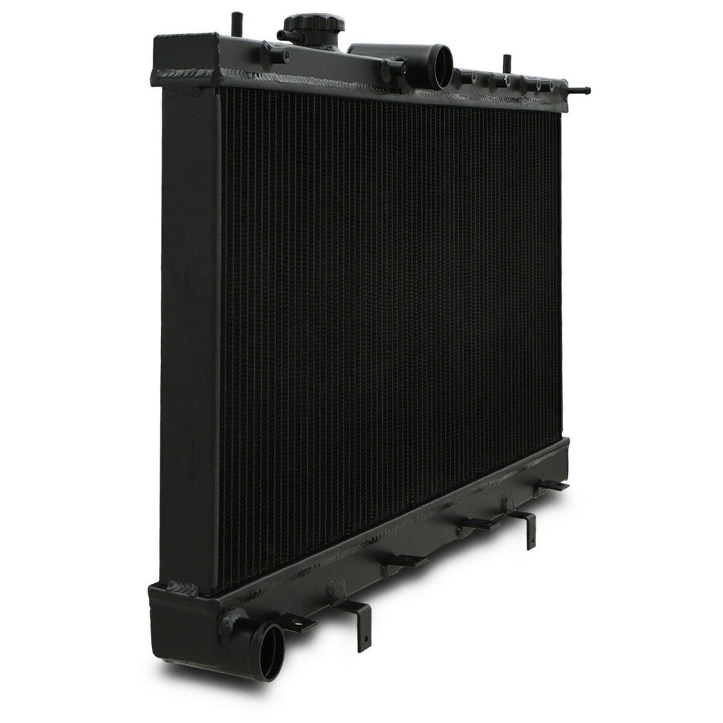 Radiatore Sportivo in Alluminio Nero Subaru Impreza GD New Age WRX STI 03-06
