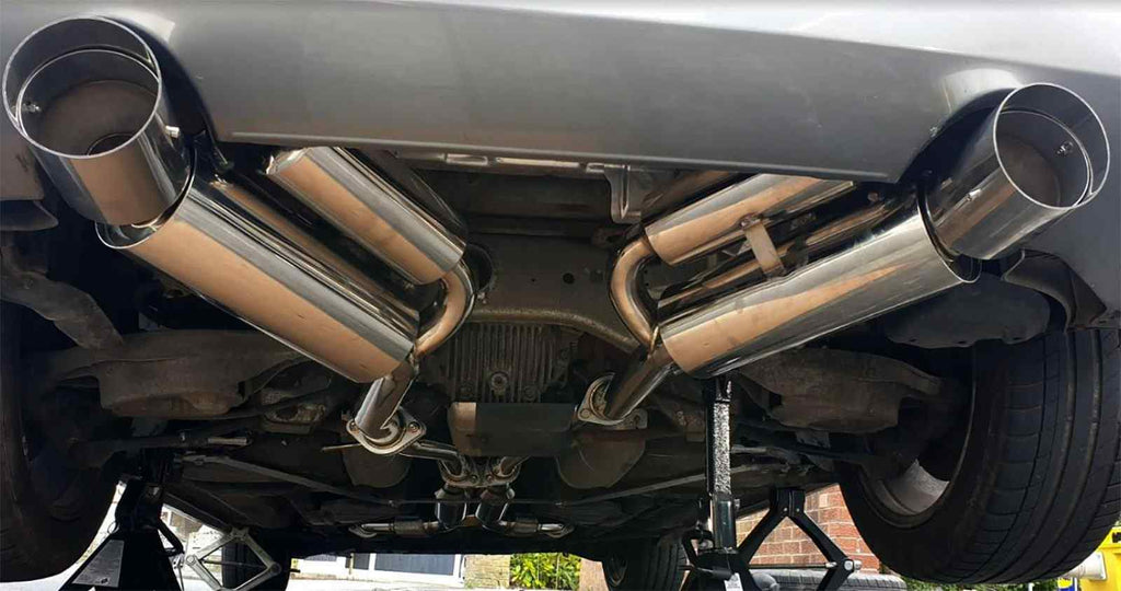 Cat Back K4 Scarico Sportivo Nissan Skyline V35 350GT G35 03-05 - foto 2