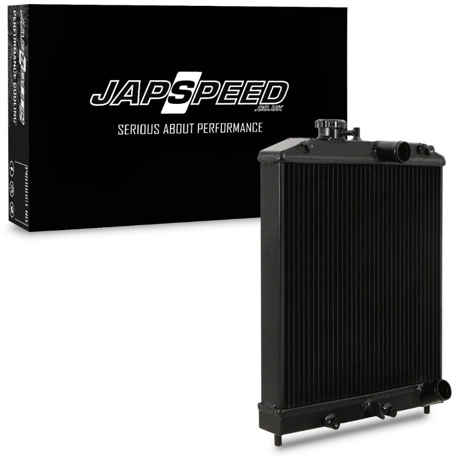 Radiatore Sportivo in Alluminio Nero Honda Civic EC EG EJ 88-00