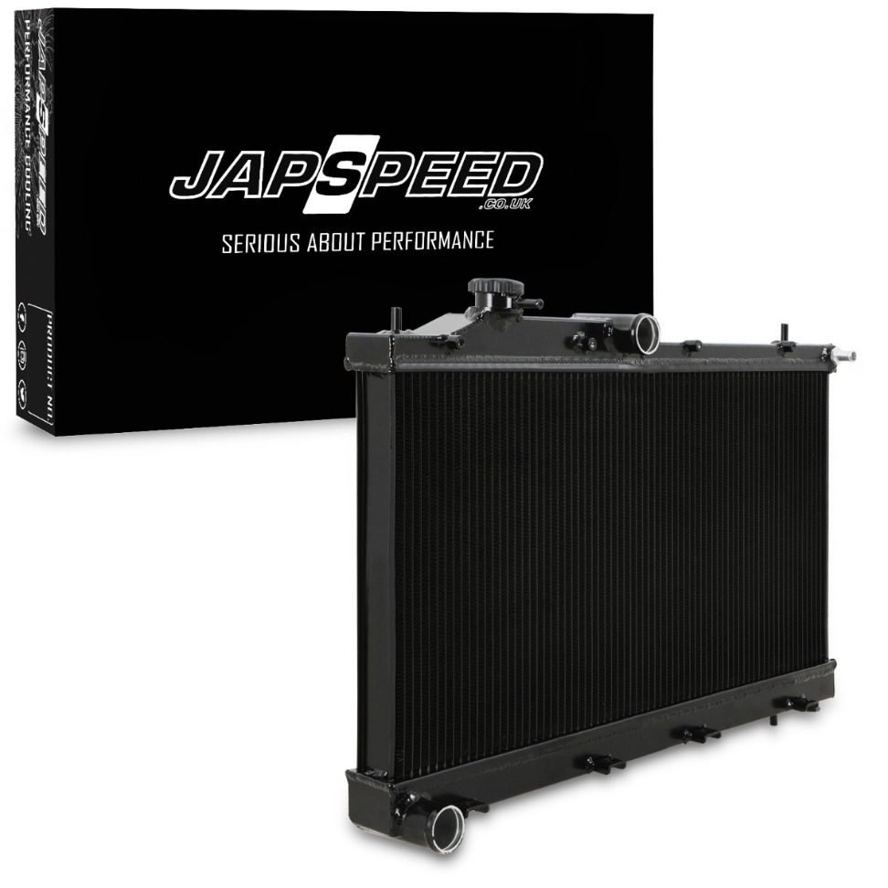 Radiatore Sportivo in Alluminio Nero Subaru Impreza WRX STI Shark Eye 08-10