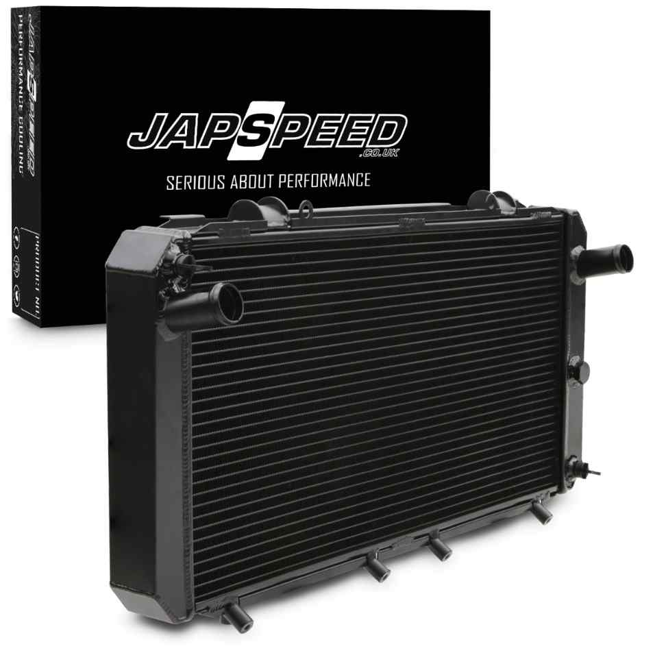 Radiatore Sportivo in Alluminio Nero Toyota MR2 SW20 2.0 Turbo 90-95
