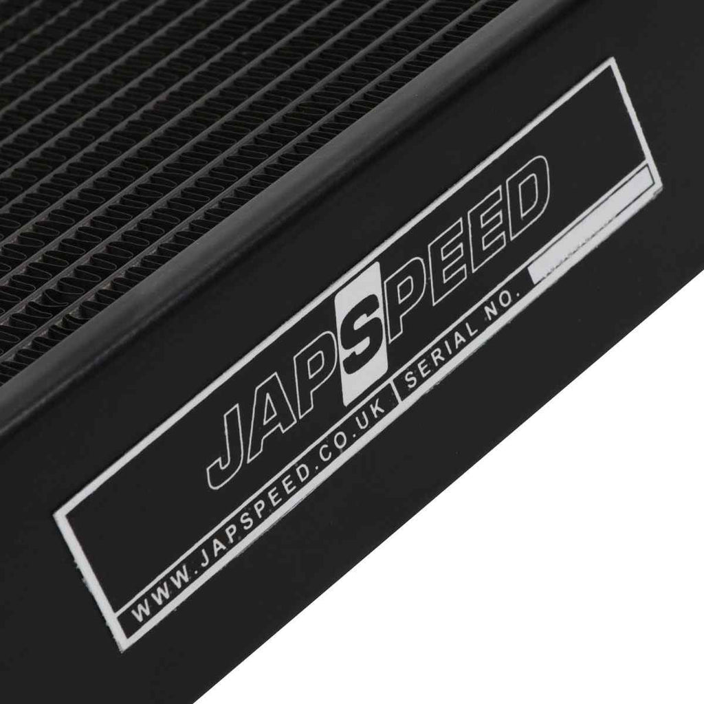 Radiatore Sportivo in Alluminio Nero Nissan Skyline R33 GTST 2.5 Turbo 93-98