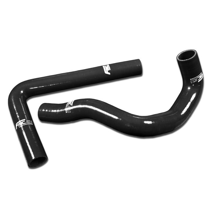 Kit 2 Tubi in Silicone Radiatore Toyota Supra JZA80 2JZ-GTE Turbo Non-VVTi (1992-2000) FMIC.EU – Vari Colori – Nero