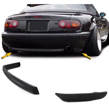 Carica l'immagine nel visualizzatore di Gallery, R stile Spoiler posteriore lip diffusore inferiore per paraurti per Mazda MX5 NA 89-98