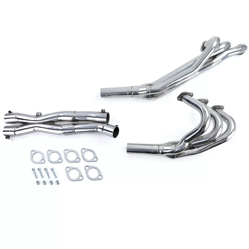 Racing inox acciaio Collettore di scarico compatibile Serie 3 BMW E30 6 cyl. 320 323 325 M20