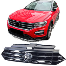 Radiatore griglia nero con cromato strisce compatibile VW T-Roc 2017-2021