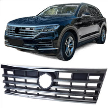 Carica l'immagine nel visualizzatore di Gallery, Radiatore griglia nero con cromato strisce compatibile VW Touareg III da 2018