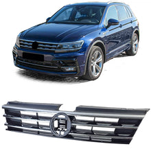 Carica l'immagine nel visualizzatore di Gallery, Radiatore griglia nero con cromato strisce per VW Tiguan II 2016-2020