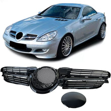 Radiatore griglia nero lucido compatibile Mercedes SLK R171 2004-2007 pre-restyling