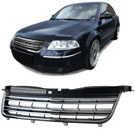 Radiatore griglia doppio lamella nero cromato per VW Passat 3BG berlina Variant 00-05