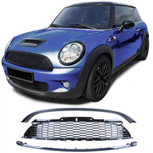 Carica l'immagine nel visualizzatore di Gallery, Radiatore griglia set 3-pezzo Nero lucido per Mini un Cooper JCW R56 R57 R58 R59