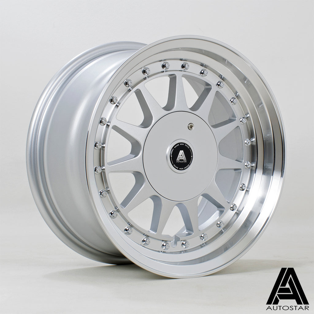 Cerchio in lega Autostar Raider 15x7.5 4x100/4x108 ET20 Silver