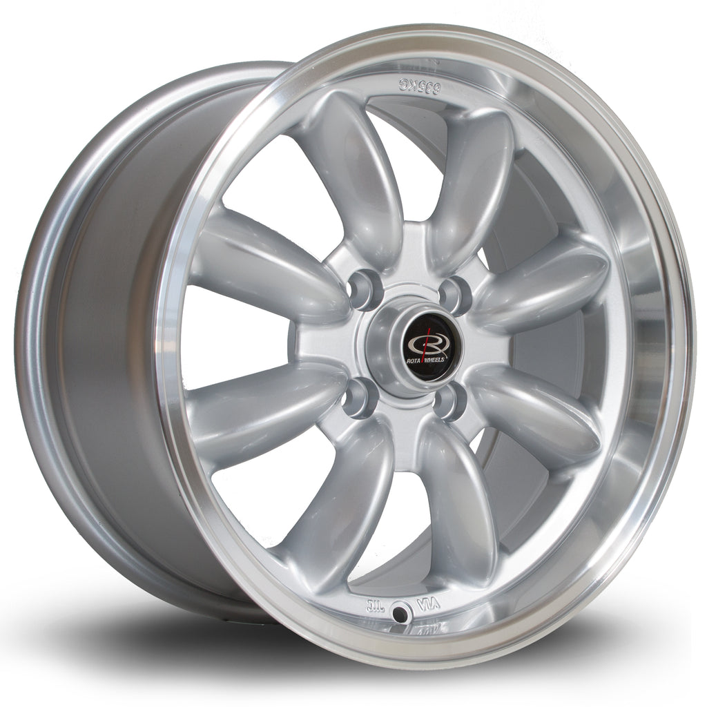 Cerchio in lega Rota Wheels RB 15x7 4x100 ET30 Silver