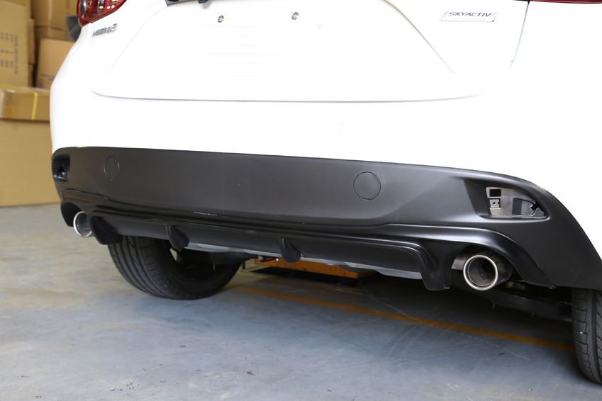Diffusore Posteriore V Style SK-Import Nero Mazda 3 BM Pre Facelift - foto 3