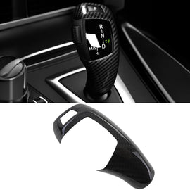 Autentico carbonio copertura automatico Pomello cambio compatibile per Serie 4 BMW F32 F33 F36 2013-2021