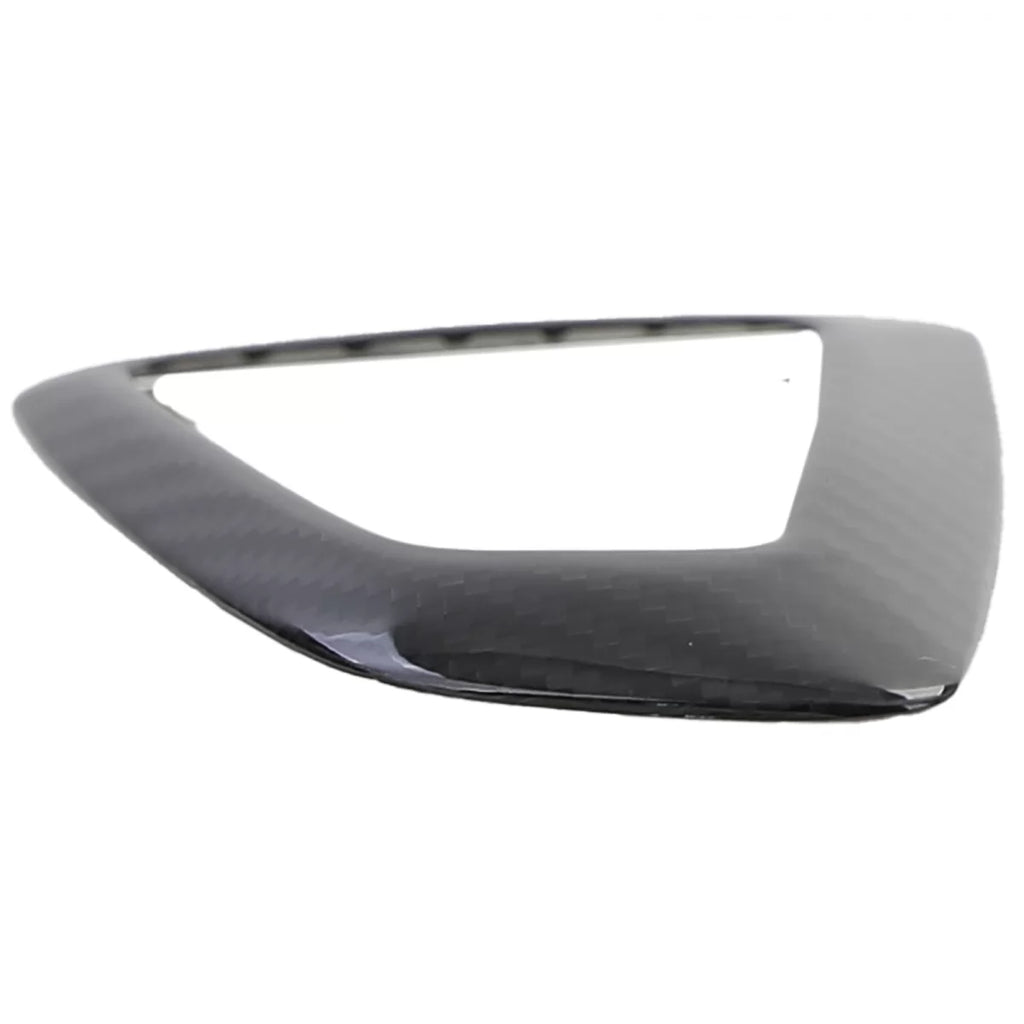 Autentico carbonio gear shift cornice copertura compatibile per Serie 3 BMW F30 F31 2011-2019
