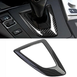 Autentico carbonio gear shift cornice copertura compatibile per Serie 4 BMW F32 F33 2013-2021