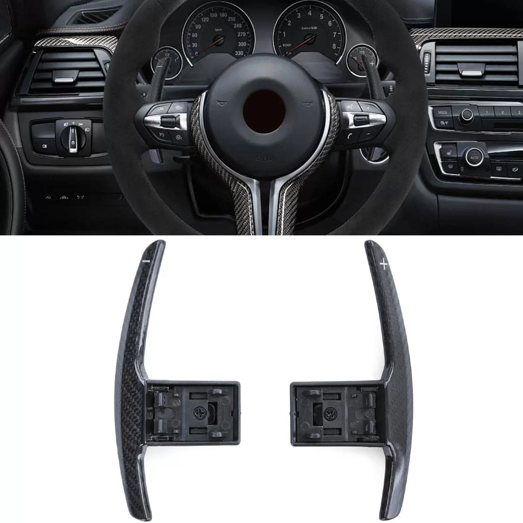 Autentico carbonio shift palette ricambio compatibile per BMW X4 F26 14-18 X5 F15 12-18