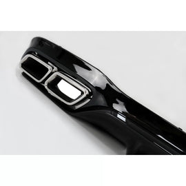 Paraurti posteriore aria diffusore con Terminali di scarico cromato per Mercedes Classe E W213 Sport Line (2016-2019)