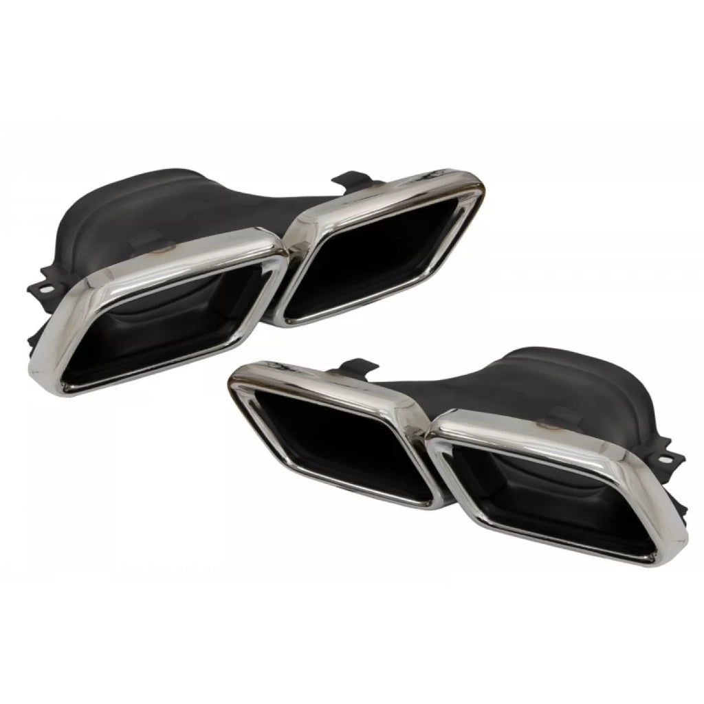Paraurti posteriore aria diffusore con Terminali di scarico cromato per Mercedes Classe E W213 Sport Line (2016-2019)