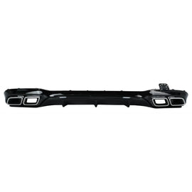 Paraurti posteriore aria diffusore con Terminali di scarico cromato per Mercedes Classe E W213 Sport Line (2016-2019)
