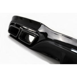 Paraurti posteriore aria diffusore con Terminali di scarico per Mercedes Classe E W213 Sport Line (2016-2019) E63 design