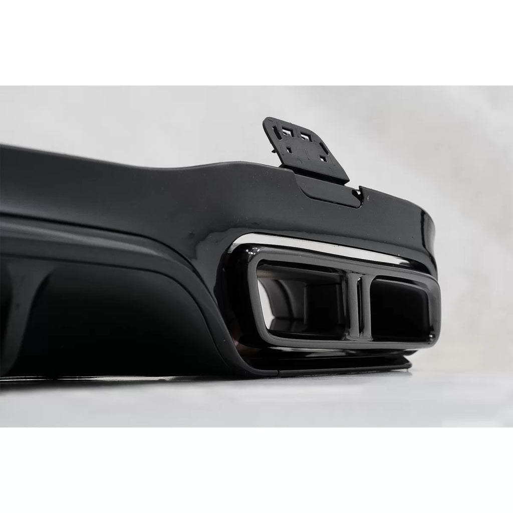 Paraurti posteriore aria diffusore con Terminali di scarico per Mercedes Classe E W213 Sport Line (2016-2019) E63s