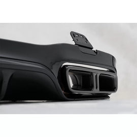 Paraurti posteriore aria diffusore con Terminali di scarico per Mercedes Classe E W213 Sport Line (2016-2019) E63s