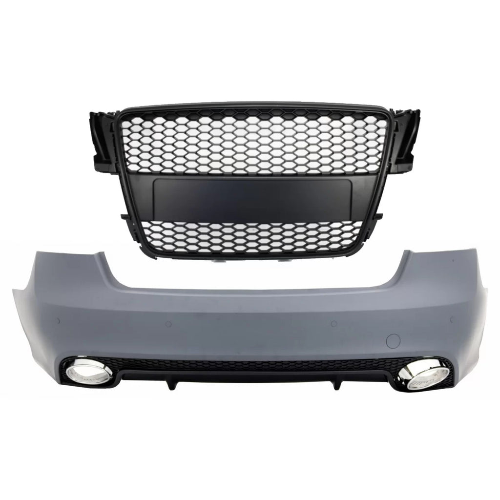 Paraurti posteriore per Audi A5 S5 8T (2007-2011) RS5 design con senza logo Griglia anteriore Nero opaco