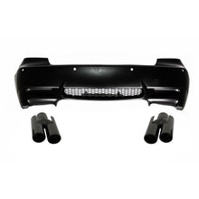 Paraurti posteriore per BMW Serie 3 E92 Coupe E93 Cabrio (2006-2010) con Terminali di scarico Nero lucido M3 design