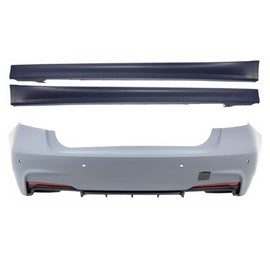 Paraurti posteriore per BMW Serie 3 F30 (2011 e successivi) M-Technik design con Minigonne