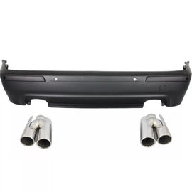 Paraurti posteriore per BMW Serie 5 E39 (1995-2003) Doppia uscita M5 design con PDC e Terminali di scarico