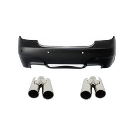 Paraurti posteriore per BMW Serie 5 E60 (2003-2007) M5 design PDC con Terminali di scarico