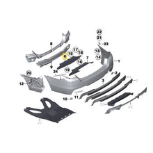 Carica l'immagine nel visualizzatore di Gallery, Paraurti posteriore copertura per BMW Serie 5 F10/F11 2009-2017