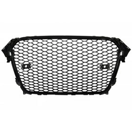 Diffusore paraurti posteriore per Audi A4 B8 restyling (2012-2015) con Terminali di scarico e senza logo griglia RS4