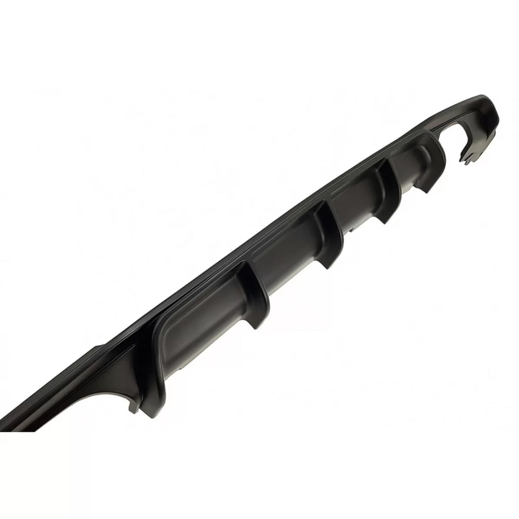Diffusore paraurti posteriore per BMW 3 F30/F31 11-19 M-confezione Nero opaco con 2 sinistro e destro doppio scarico