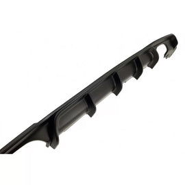 Diffusore paraurti posteriore per BMW 3 F30/F31 11-19 M-confezione Nero opaco con 2 sinistro e destro doppio scarico