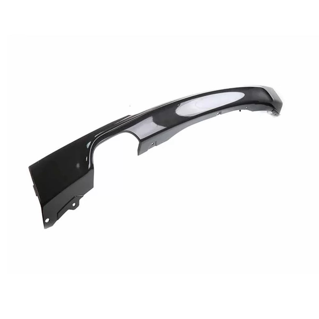 Diffusore paraurti posteriore per BMW 3 F30/F31 11-19 M-Tech Nero opaco con 1 sinistro doppio Uscita di scarico