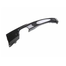 Diffusore paraurti posteriore per BMW 3 F30/F31 11-19 M-Tech Nero opaco con 1 sinistro doppio Uscita di scarico