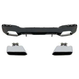 Diffusore paraurti posteriore per BMW Serie 5 G30 G31 berlina/Touring (2017 e successivi) con Terminali di scarico M