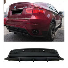Carica l'immagine nel visualizzatore di Gallery, Diffusore paraurti posteriore per BMW X6 E71 X6M-Performance stile