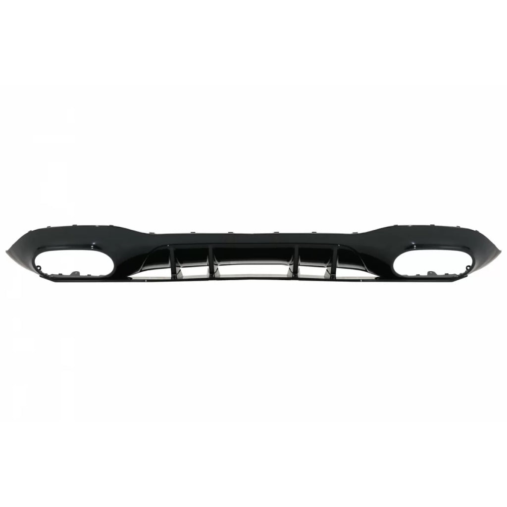 Diffusore paraurti posteriore con cromato scarico e Calotte specchietti per Mercedes Classe A W177 hatchback