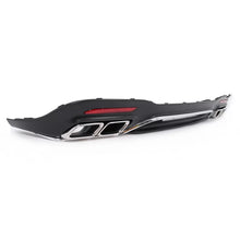Diffusore paraurti posteriore con cromato Terminali di scarico per Mercedes Classe S W222 restyling Sport Line